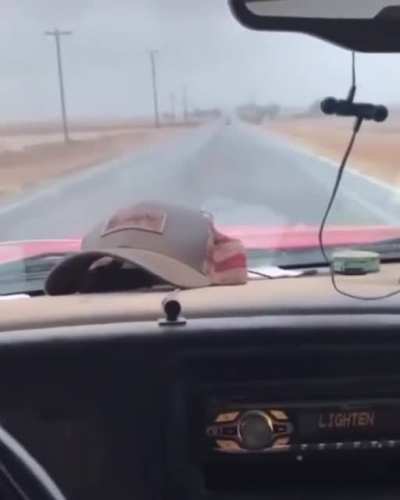 Flooring it on 
