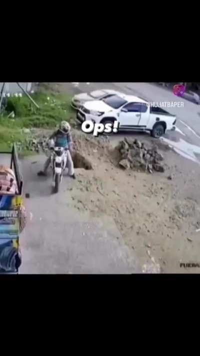 The bike goes in the square hole