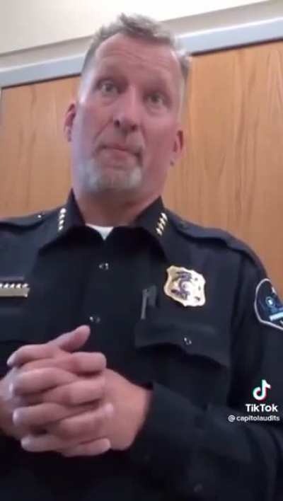 Chief of police learns the hard way what public property is.