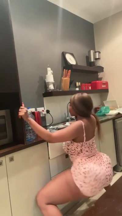 The fact that it’s been two years and she hasn’t let us see it in the thong is insane