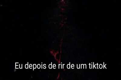 Peço perdão por rir de um tiktok