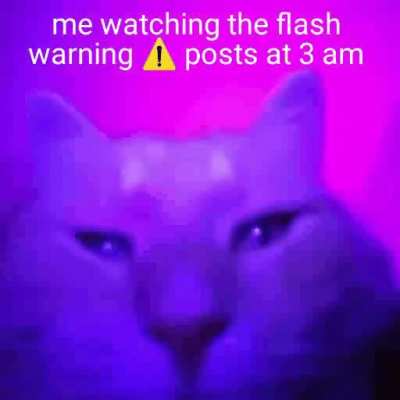 Flash warning!!!