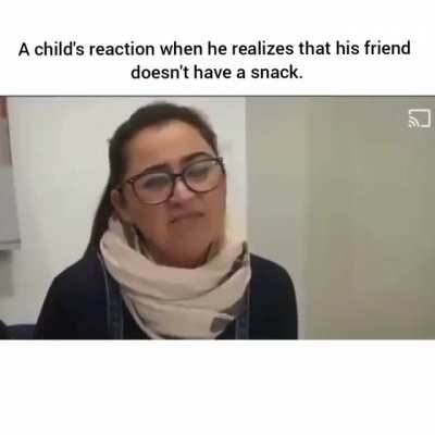 A child's reaction...