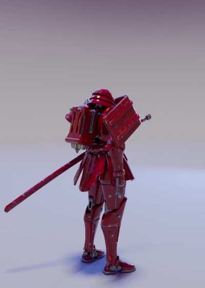 My take on Samurai Red Zaku