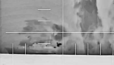 US submarine torpedos Iranian IRIS Dena warship (enhanced, no AI)