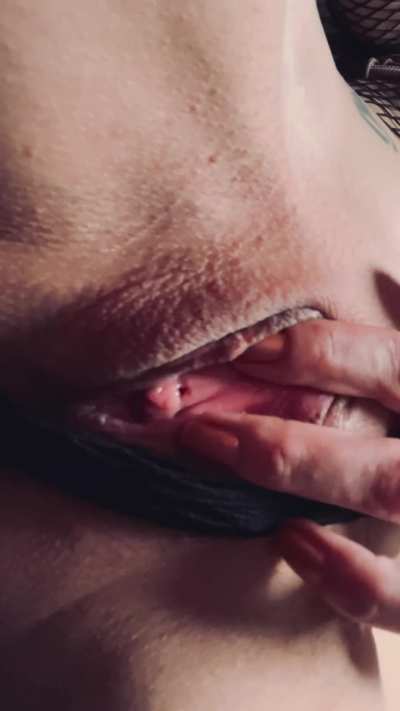 Fishnet framing my piercings… every detail matters..
