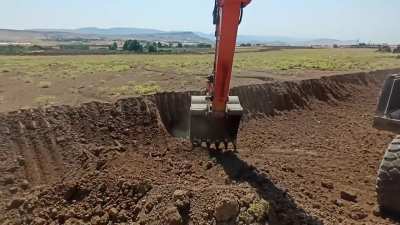Powerful Excavator in Action