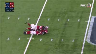 [Highlight] 7 years ago today; After going down 28-3, the Patriots storm back and beat the Falcons to complete the greatest Super Bowl comeback in history