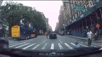 To fake an accident