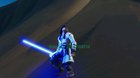 Me and my friends recreated the Obi-Wan vs Anakin scene for Star Wars Day (my other friend was the guy creeping in the background)