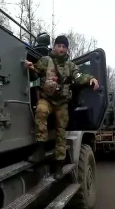 Chechen mercenaries release an “I’m coming for you Ukraine!” video. Within less than an hour of its release, the commander was KIA by Ukrainian soldiers