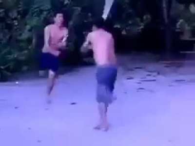 Rock Lee vs Gaara eu acho, não assisti naruto