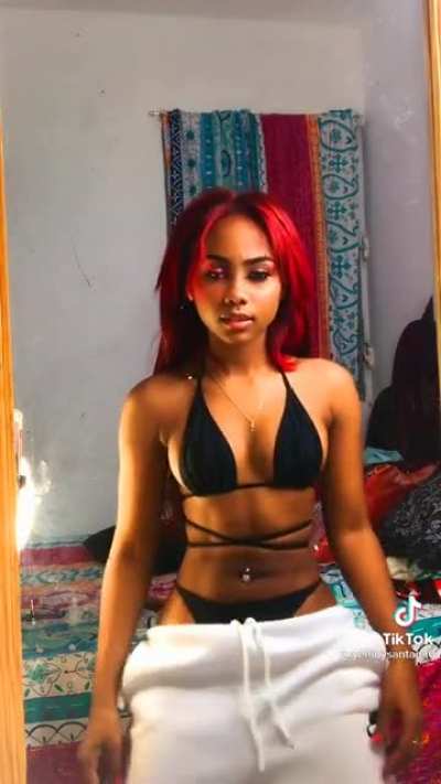She looks dangerous.