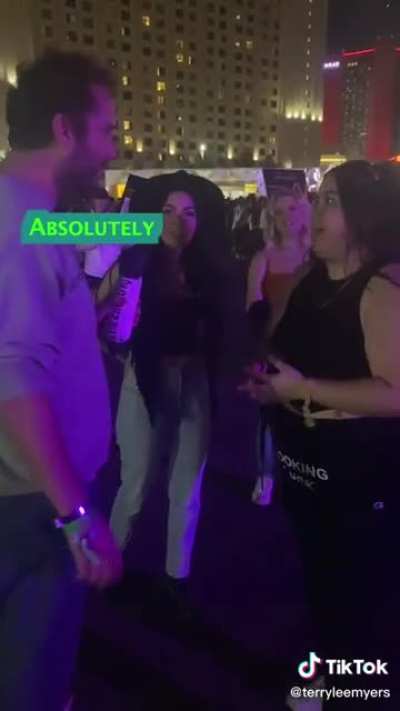 Asking random people at a Hip Hop festival if they are upset that Carly Rae Jepson isn't the headliner 🤣🤣