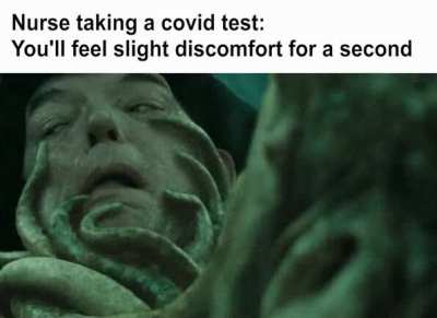 Covid test isn't actually bad
