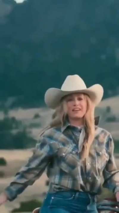 To film a promo on a horse