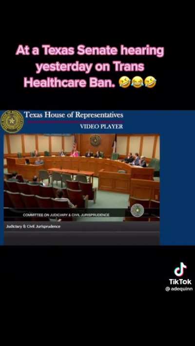 Making this senator read off fake names