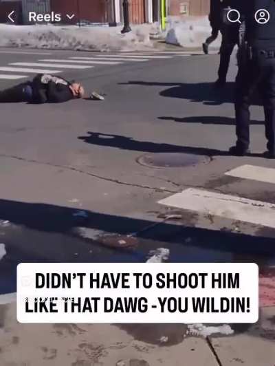“Drop the knife Stevie” Video released shows Hartford Connecticut police shooting a man armed with a knife advancing toward them