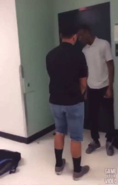 nigga had to process the intimidation after bro threw his shit