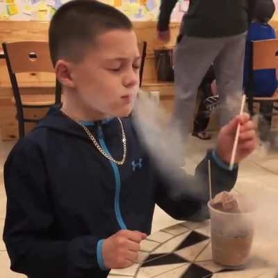Nitrogen ice cream