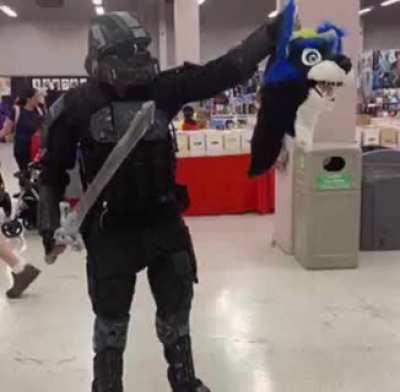 The furry slayer