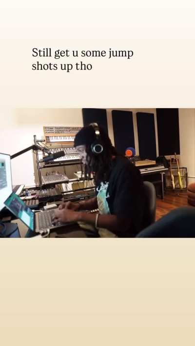 Saba in the studio