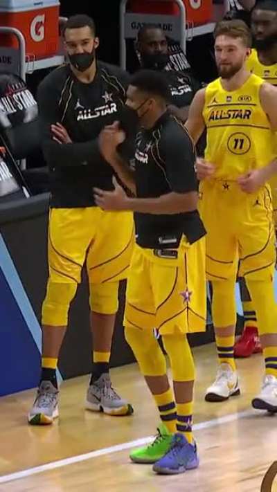 Mic'd up with the 2021 NBA All-Star Kobe Bryant MVP, Giannis Antetokounmpo!
