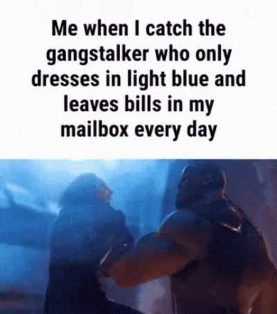 my dog warns me of him
