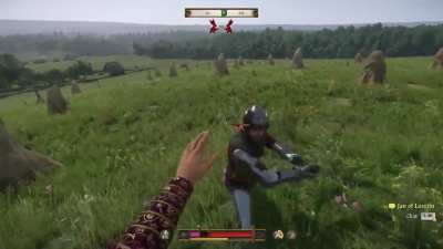 [KCD2] Esteemed noble Jan of Lesztin told me I could not don a sword or plate armour for our duel as I'm not of noble birth, so I shut him up by tanning his hide barehanded