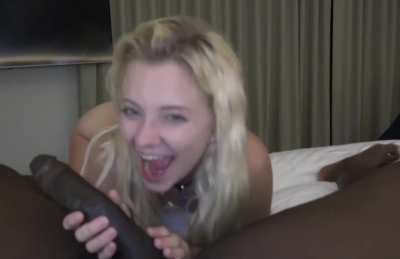 Whiteboi catches his girlfriend cheating with a black man. He gets mad but she doesn't give a fuck.