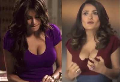 Sofia Vergara and Salma Hayek 