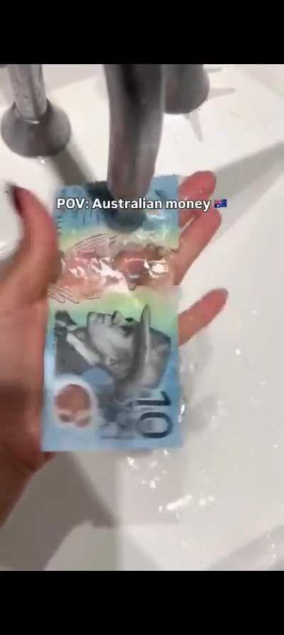 Australia switched from Paper to Polymer (Plastic) Bank note to combat counterfeiting. Developed by the Reserve Bank of Australia and CSIRO, these notes are durable, waterproof and has many security features.