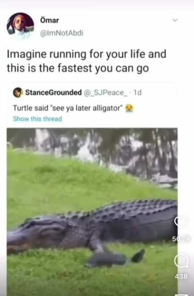 Imagine that’s the fastest you can go!