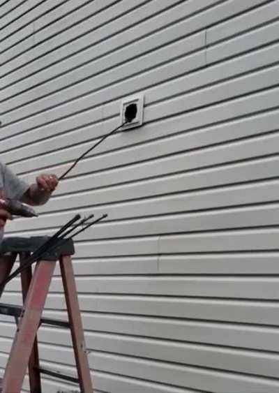A great reminder to not skip cleaning your dryer vents