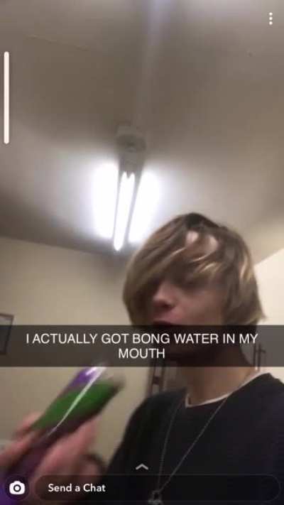 He broke his glass bong and I said it looks like a long pipe