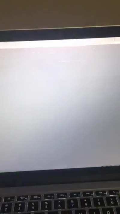 My MacBook after I closed out of a game....