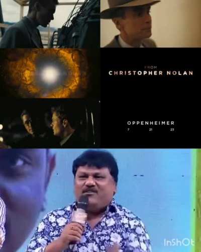 Theatre ki velaka Mee seat kindha check cheskondi frends, experience kosam bombulu pettina pedatadu Nolan maawa