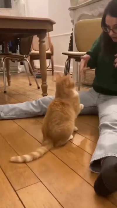 Very cooperative with my mum.ð¥°