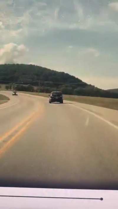Thank you Tesla! Autopilot avoided both cars and kept me on the road.