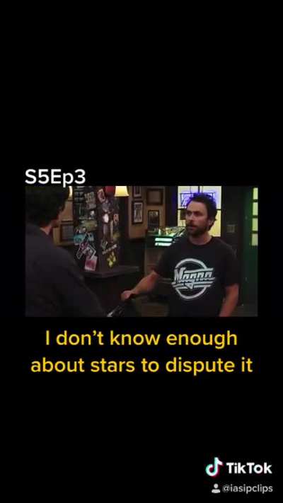 Just found an account on TikTok that posts It’s Always Sunny clips