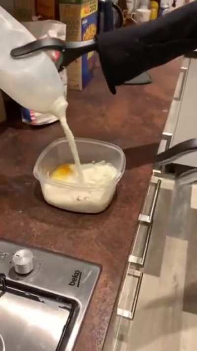 The pancake monster has awoken