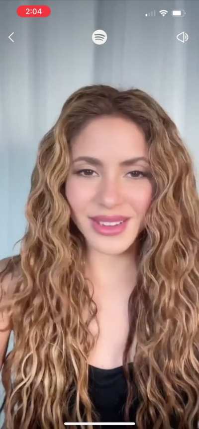 Thank you Shakira