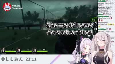 How does Lamy shows her affection?
