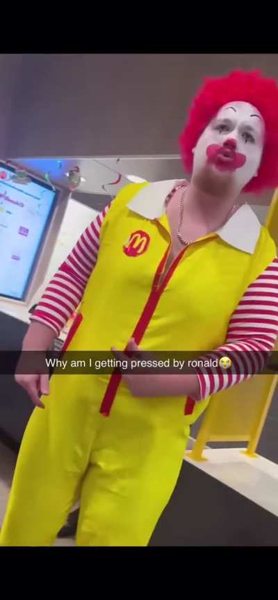 Don’t mess with Ronald’s business