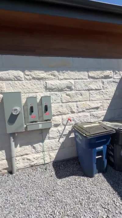 No wall wire on your new build…