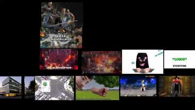 All of Pyro's sponsored sections playing at the same time (as of march 16th)