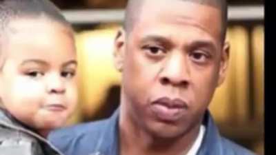 Aww look at blue ivy