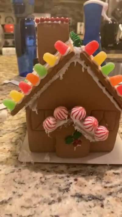 My wife (bless her heart) trying to make a cute video