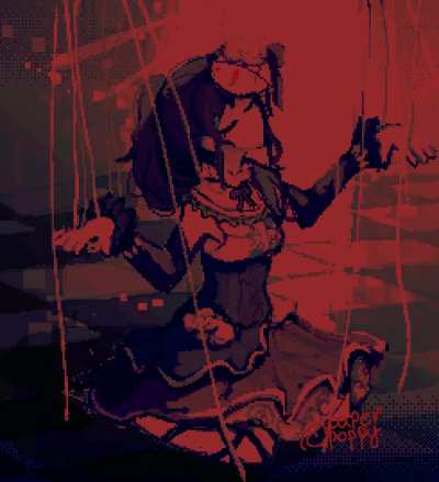 mafuyu i pixeled today :D