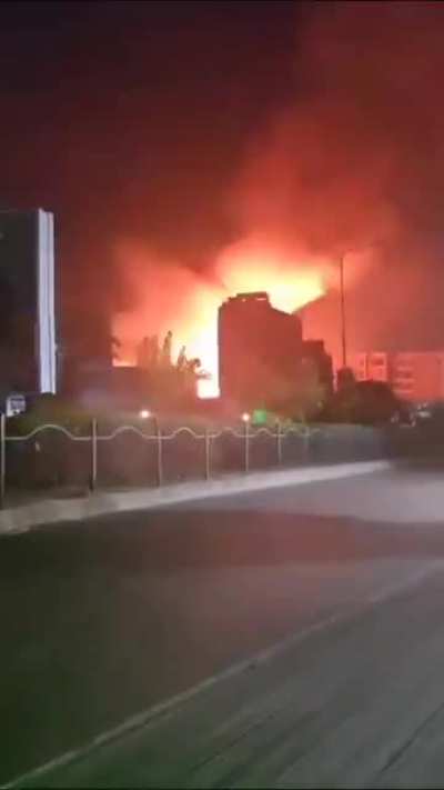 More footage of something cooking off in southern Beirut after the recent attack